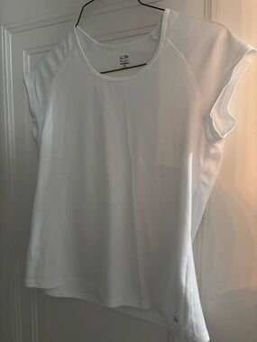 Champion Women's White Short Sleeve Performance Tee